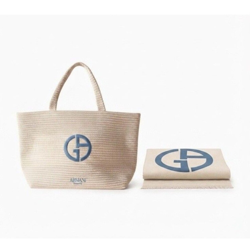 Armani Beauty Beach tote and towel